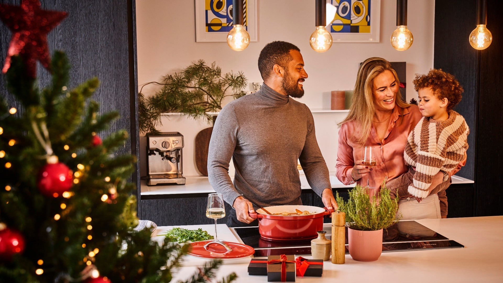 Feestelijk kerstmenu voor een gezellige avond aan tafel