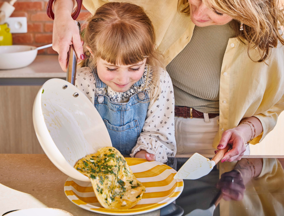 Romige omelet met kruiden – eenvoudig brunch recept voor Moederdag