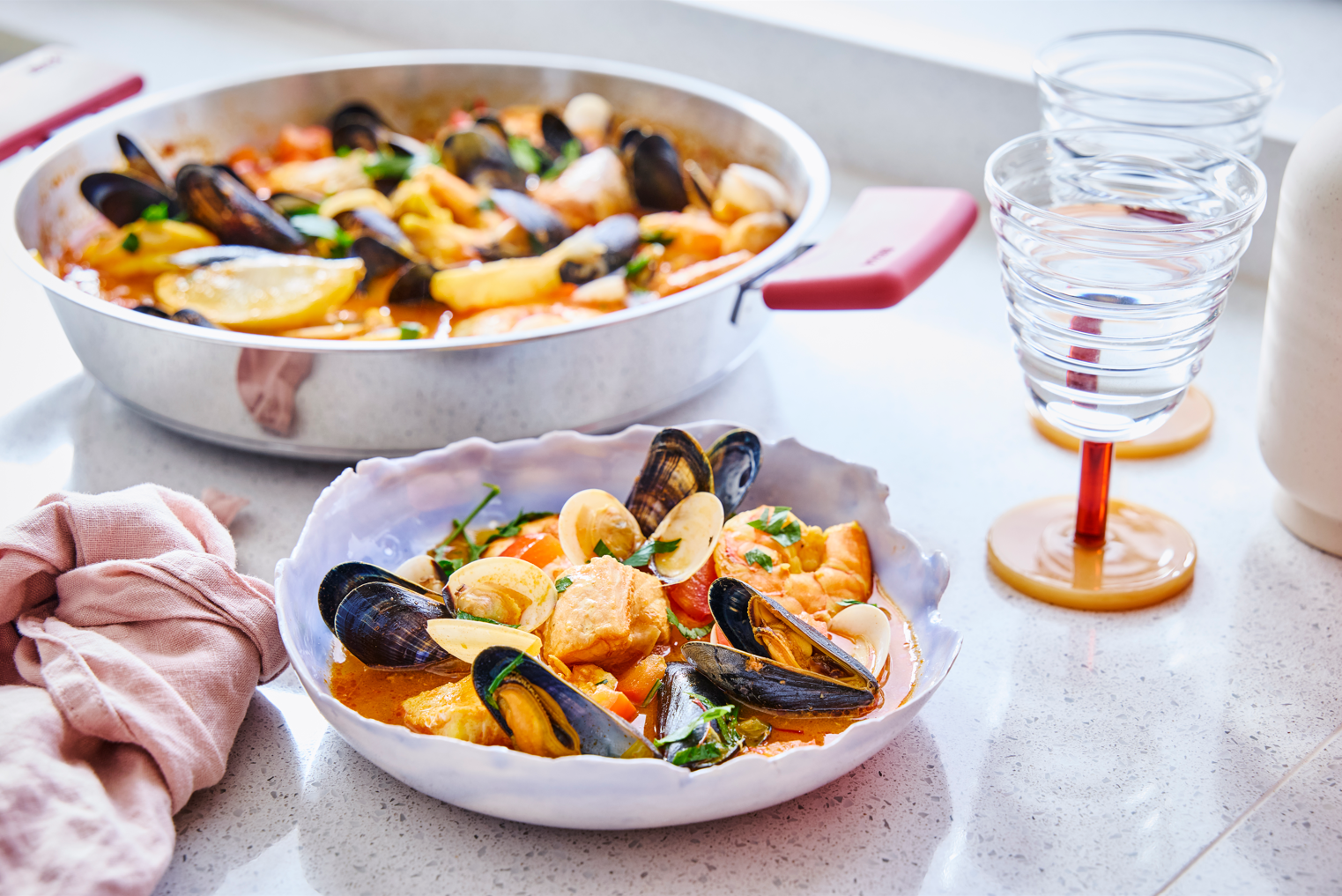 Zarzuela de Mariscos: Spaans vispannetje uit één pan