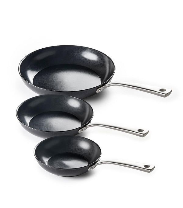 SAVOR Set de 3 Poêles Antiadhésives 20, 24 & 28 cm