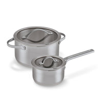 Sensa 2-delige Set - Steelpan 16 cm & kookpot 24 cm Latte