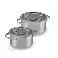 Sensa 2-teiliges Kochtopfset 20 & 24 cm Latte
