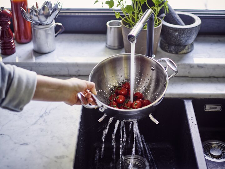 Chef vergiet
