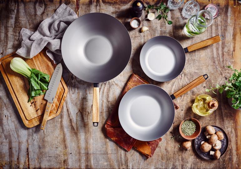 Nomad Duo – Wok 31 cm + Bratpfanne 24 cm