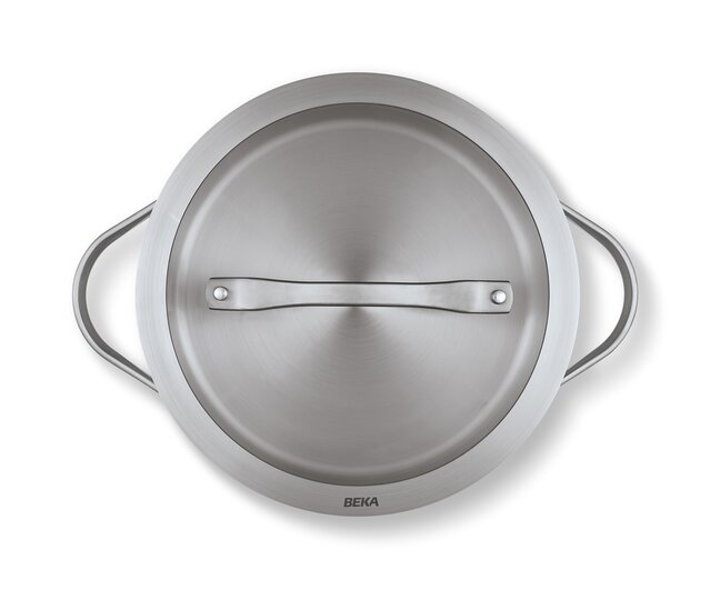 Sensa 3-teiliges Set - Stielkasserolle 16 cm, Kochtopf 20 & 24 cm Latte