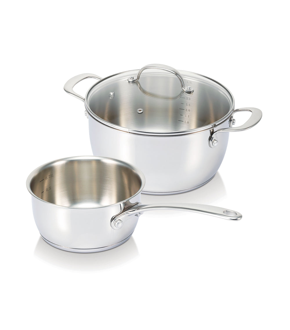 Belvia Duo – Faitout 24 cm + Casserole 16 cm