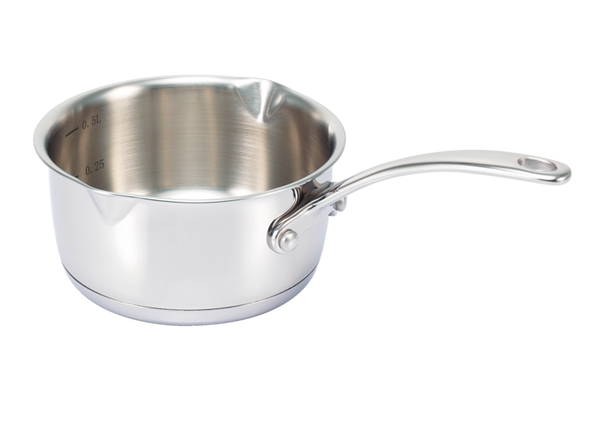 Belvia steelpan met 2 giettuiten