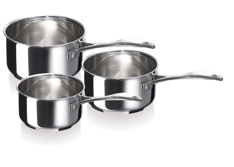 Chef 3-delige steelpannenset