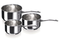 Chef 3-delige steelpannenset