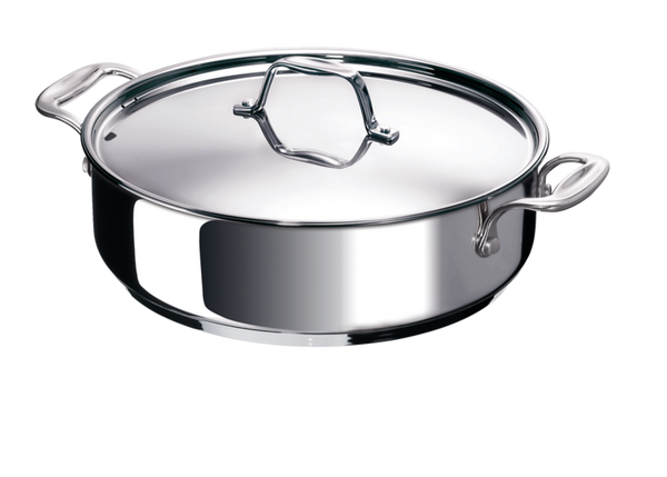 Chef sauteerpan met 2 zijgrepen