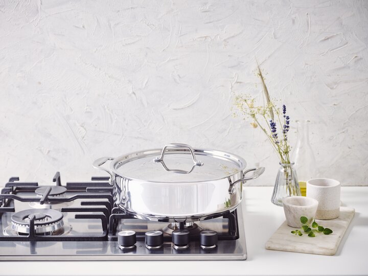Chef sauteerpan met 2 zijgrepen
