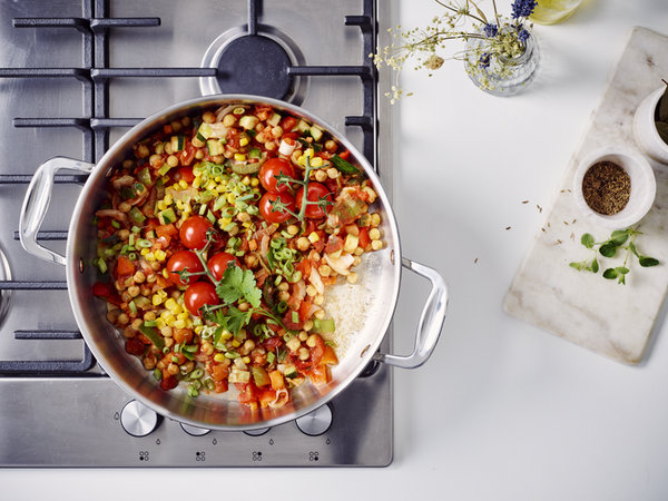 Chef sauteerpan met 2 zijgrepen