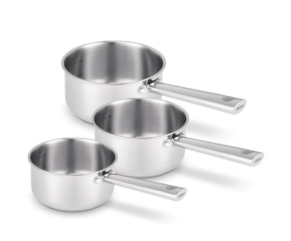 Cicla Série de 3 casseroles 16-18-20 cm