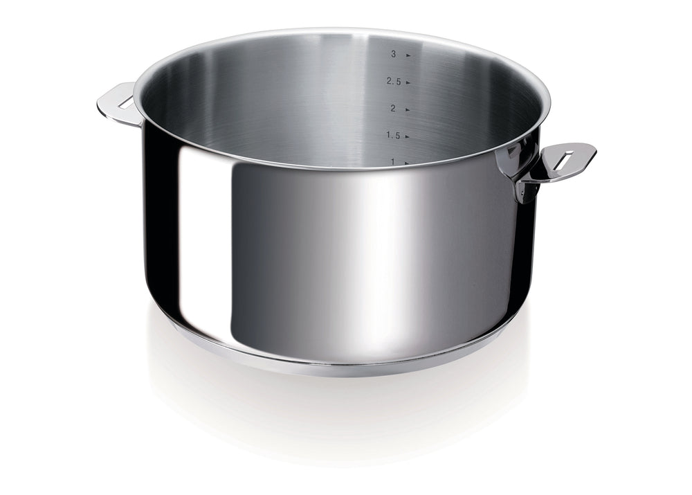 Evolution Classic 4-delige Steelpannenset 18, 24 cm + 2 zijgrepen