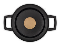 Nori Duo – Cocotte vapeur 20 cm + Poignées en cuir