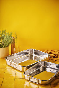 Duo Ovenschalen 36.5 × 26.3 cm en 41.5 × 31.5 cm