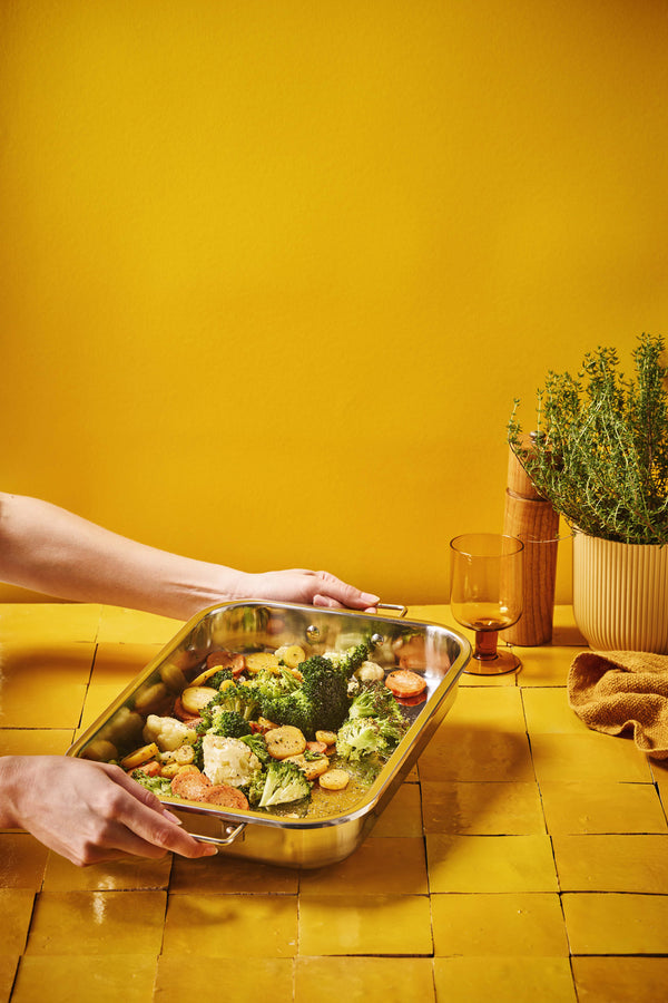 Duo Ovenschalen 36.5 × 26.3 cm en 41.5 × 31.5 cm