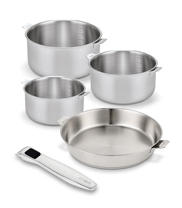 Evolution série de 3 casseroles avec poignée