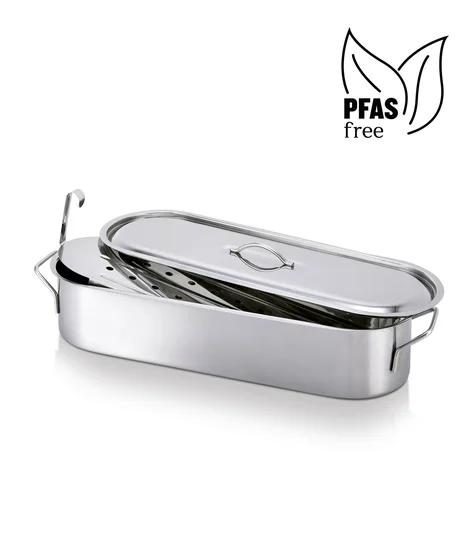 Pocheerpan voor vis 50cm