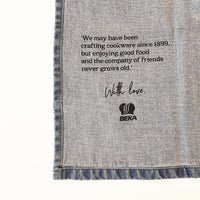 Nori Duo - tablier en jean + mortier avec pilon