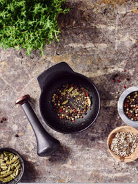 Nori Duo – cocotte 24 cm + mortier avec pilon